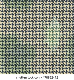 Seamless houndstooth pattern in vintage style