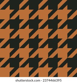 Textura de gallo sin inconveniente. Patrón de cuadros marrones. Diseño clásico de yeso.