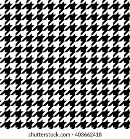 seamless hounds-tooth.Vector