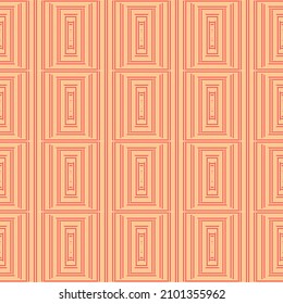 seamless hypnotic illustration in orange shades