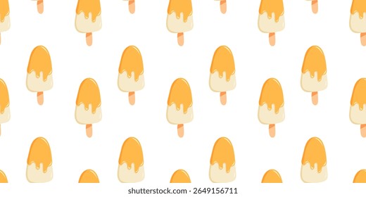 Seamless ice cream seamless pattern