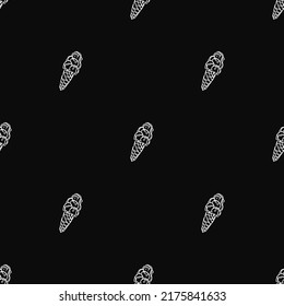 seamless ice cream pattern. vector doodle illustration with ice cream icon. pattern with ice cream