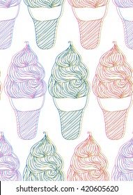 Seamless from ice creams