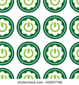 Seamless icons identical power button