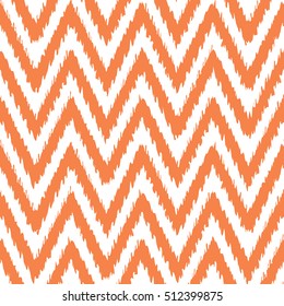 Seamless ikat chevron pattern