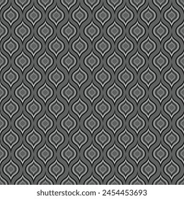 Seamless Ikat ethnic pattern. Abstract textured background ,folk embroidery, Aztec chevron art and Mexican style.fabric carpet ornament native textile wallpaper vector illustration design.
