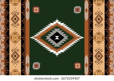 Seamless Ikat ethnic patterns in horizontal stripes, perfect for textile, fashion design, fabric printing, and home decor. Inspired by traditional weaving with modern color twist Ideal for background