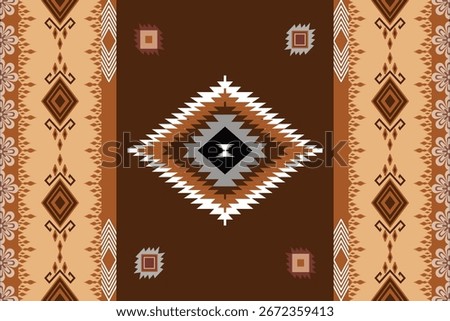 Seamless Ikat ethnic patterns in horizontal stripes, perfect for textile, fashion design, fabric printing, and home decor. Inspired by traditional weaving with modern color twist Ideal for background