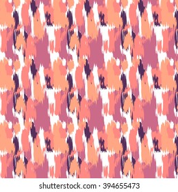 Seamless Ikat Ogee Background Pattern