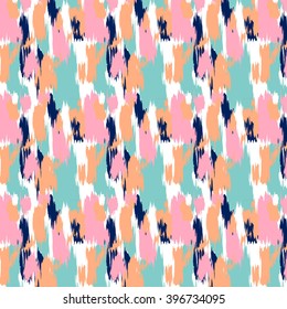 Seamless Ikat Ogee Background Pattern Wallpaper