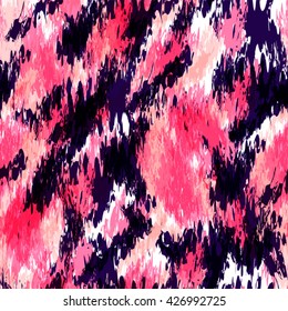 Seamless Ikat Ogee Background Pattern Wallpaper.Ikat Ogee Background Pattern