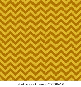 Seamless Ikat ogee pattern as carpet, cloth, curtain, textile design, wallpaper, surface texture background 
