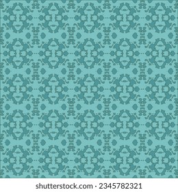 seamless ikat paisley pattern on black background orange background.Aztec style,abstract,vector,illustration.