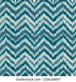 Seamless Ikat Pattern. Abstract  background for textile design, wallpaper, surface textures, wrapping paper.