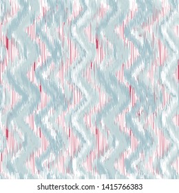 Seamless Ikat Pattern. Abstract  background for textile design, wallpaper, surface textures, wrapping paper.