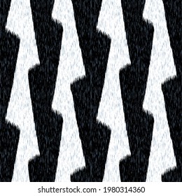 Seamless Ikat Pattern. Abstract  background for textile design, wallpaper, surface textures, wrapping paper.