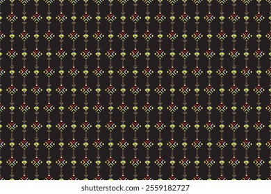 Seamless Ikat Pattern. Abstract background for textile design, wallpaper, surface textures, wrapping paper.