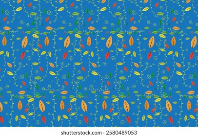 Seamless Ikat Pattern. Abstract background for textile design, wallpaper, surface textures, wrapping paper.