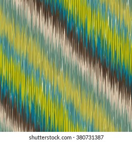 Seamless Ikat Pattern. Abstract  background for textile design, wallpaper, surface textures, wrapping paper.