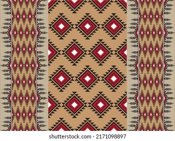 Seamless Ikat Pattern Design for Fabric, Wallpaper, and Wrapping Paper Texture
