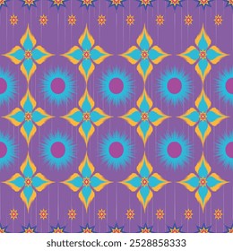 seamless ikat pattern design for fabric cloth blanket carpet floor mattresses bloster pillow curtain wallpaper background