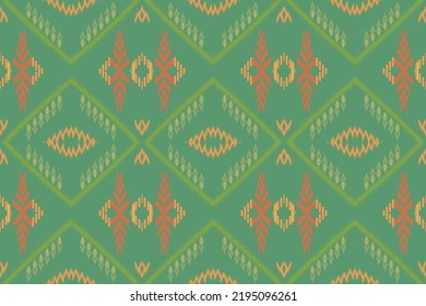 seamless ikat pattern Filipino ethnic design drawing In the tribal native style of Ikat, which is Mexican embroidery. Navajo Aztec ornaments Printed fabric, background, rug, carpet,