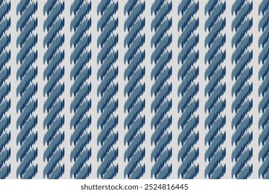 Seamless Ikat Pattern. Oriental damask pattern. Tribal ethnic texture. Abstract background for textile design, wallpaper, and wrapping paper.