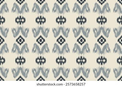 Seamless ikat patterns that combine tribal, indigenous and Aztec geometric embroidery. Perfect for graphic art, rug design, wallpaper, gift wrapping and clothing.