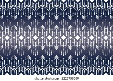 Seamless Ikat traditional pattern.Ethnic aztec ornament boho chevron style. Geometric Navajo American oriental vector illustrations. Embroidery pattern, design for fabric and printing business.