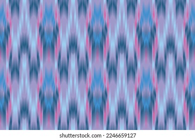Seamless Ikat traditional pattern.Ethnic style. Geometric Navajo oriental vector illustrations. Embroidery pattern, design for Using in fashion and fabric printing business.