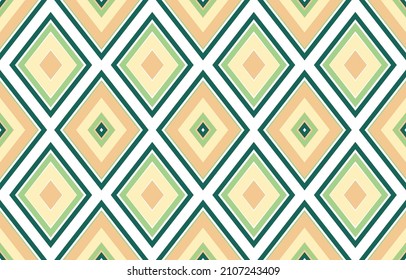Seamless Ikat Tribal Texture vector illustration Design for Print carpet, wallpaper, clothing, wrapping, fabric, cover, textile
