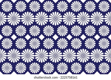 Seamless Ikat tribal traditional pattern.Ethnic aztec ornament boho chevron style. Geometric Navajo American oriental vector illustrations. Embroidery pattern, design for fabric and printing business.