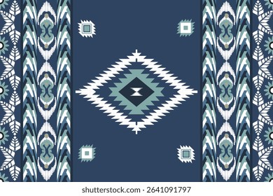 Seamless Ikat-inspired ethnic textile patterns with tribal and geometric motifs. Suitable for fashion, fabric printing, home decor, and digital backgrounds. Rich in cultural and boho style, perfect fo