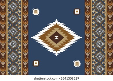Seamless Ikat-inspired ethnic textile patterns with tribal and geometric motifs. Suitable for fashion, fabric printing, home decor, and digital backgrounds. Rich in cultural and boho style