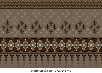 Así que patrones textiles étnicos inspirados en Ikat sin costuras con motivos tribales y geométricos. Conveniente para la moda, la impresión de la tela, la decoración casera, y los fondos digitales. Rico en estilo cultural y boho, perfecto para el Uso comercial y el diseño de superficies.