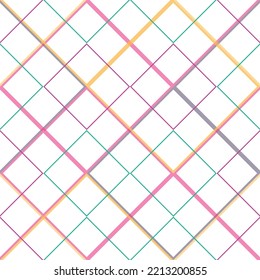 Seamless illuminating yellow and ultimate gray geometric squares pattern.  Trendy colors hexagon cells pattern for web or cover.