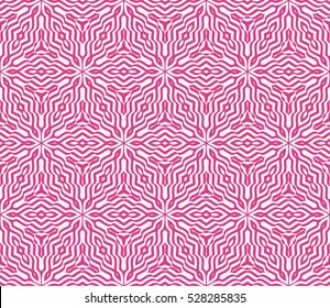 seamless illusion line art. vector illustration. red color