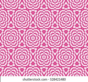 seamless illusion line art. vector illustration. red color