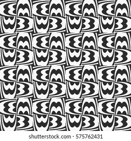 seamless illusion line art. vector illustration. for design, interior, wallpaper