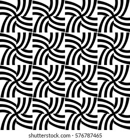 seamless illusion line art. vector illustration. for design, interior, wallpaper