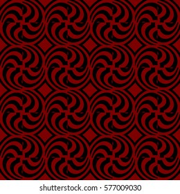 seamless illusion line art. vector illustration. for design, interior, wallpaper