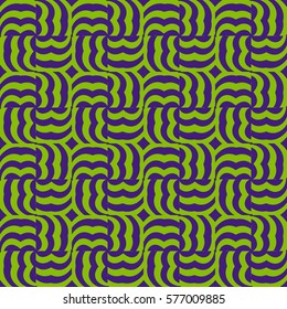 seamless illusion line art. vector illustration. for design, interior, wallpaper