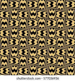 seamless illusion line art. vector illustration. for design, interior, wallpaper