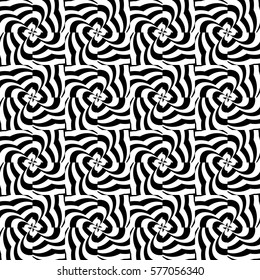 seamless illusion line art. vector illustration. for design, interior, wallpaper