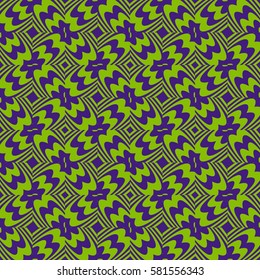 seamless illusion line art. vector illustration. for design, interior, wallpaper