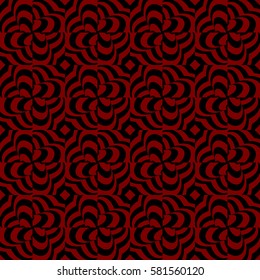 seamless illusion line art. vector illustration. for design, interior, wallpaper