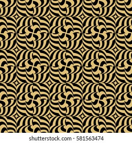 seamless illusion line art. vector illustration. for design, interior, wallpaper