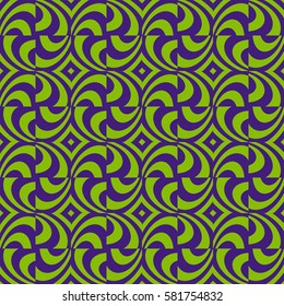 seamless illusion line art. vector illustration. for design, interior, wallpaper