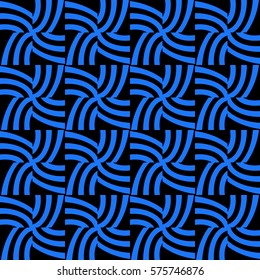 Seamless illusion pattern. Stripe line. geometric ornament. Vector illustration. For interior design, wallpaper, invitation.