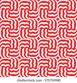 Seamless illusion pattern. Stripe line. geometric ornament. Vector illustration. For interior design, wallpaper, invitation.